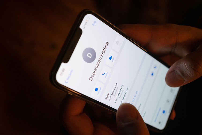 contact line information provided